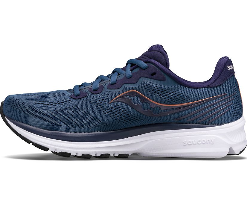 Saucony Ride 14 Women's Running Shoes Navy | Canada 193AHKP